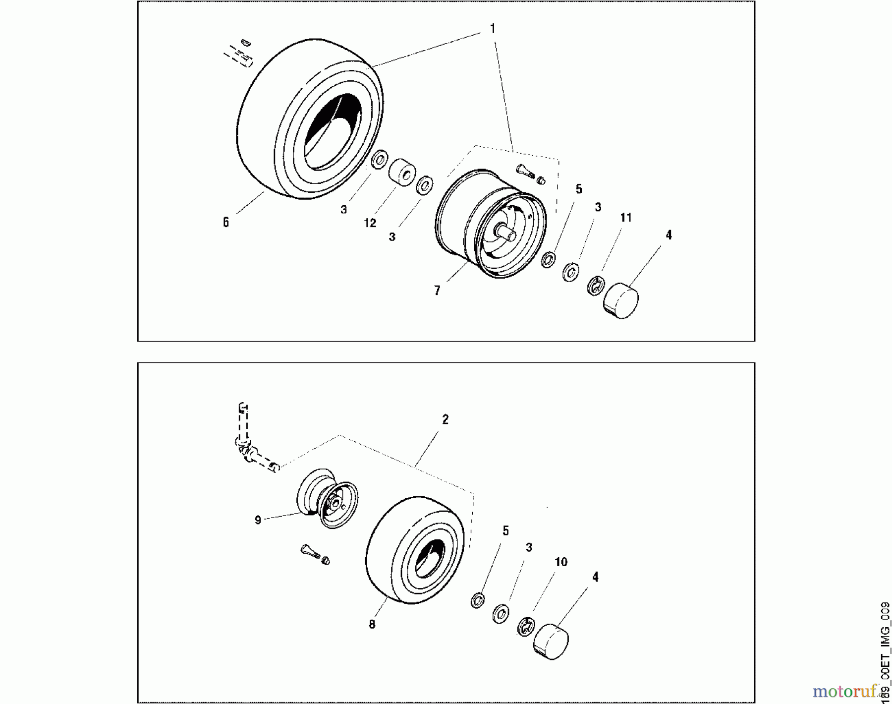  Viking Aufsitzmäher Aufsitzmäher MT 820 I - Reifen