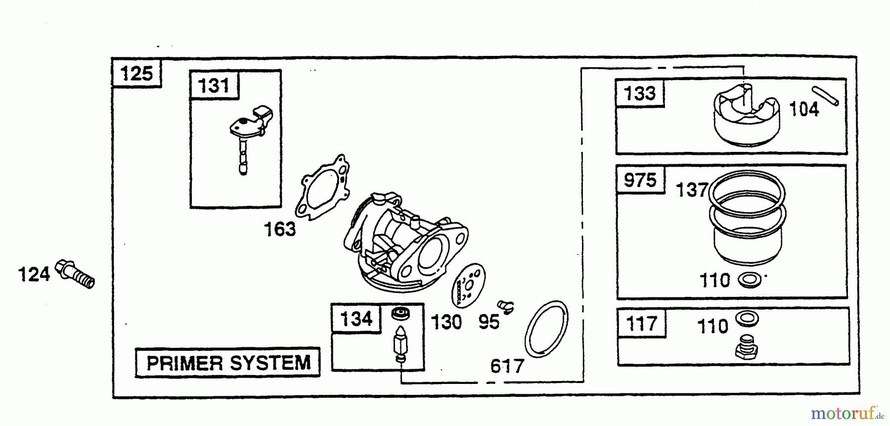  Wolf-Garten Petrol engines Briggs&Stratton Quantum 50 XTE 2069070-50  (2004) Carburetor