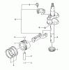 Wolf-Garten FC 150 V 2090065 (2003) Spareparts Piston, Crankshaft, Connecting rod