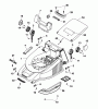 Wolf-Garten Premio 40 EAKF 4027000 Series D (2004) Spareparts Deck housing