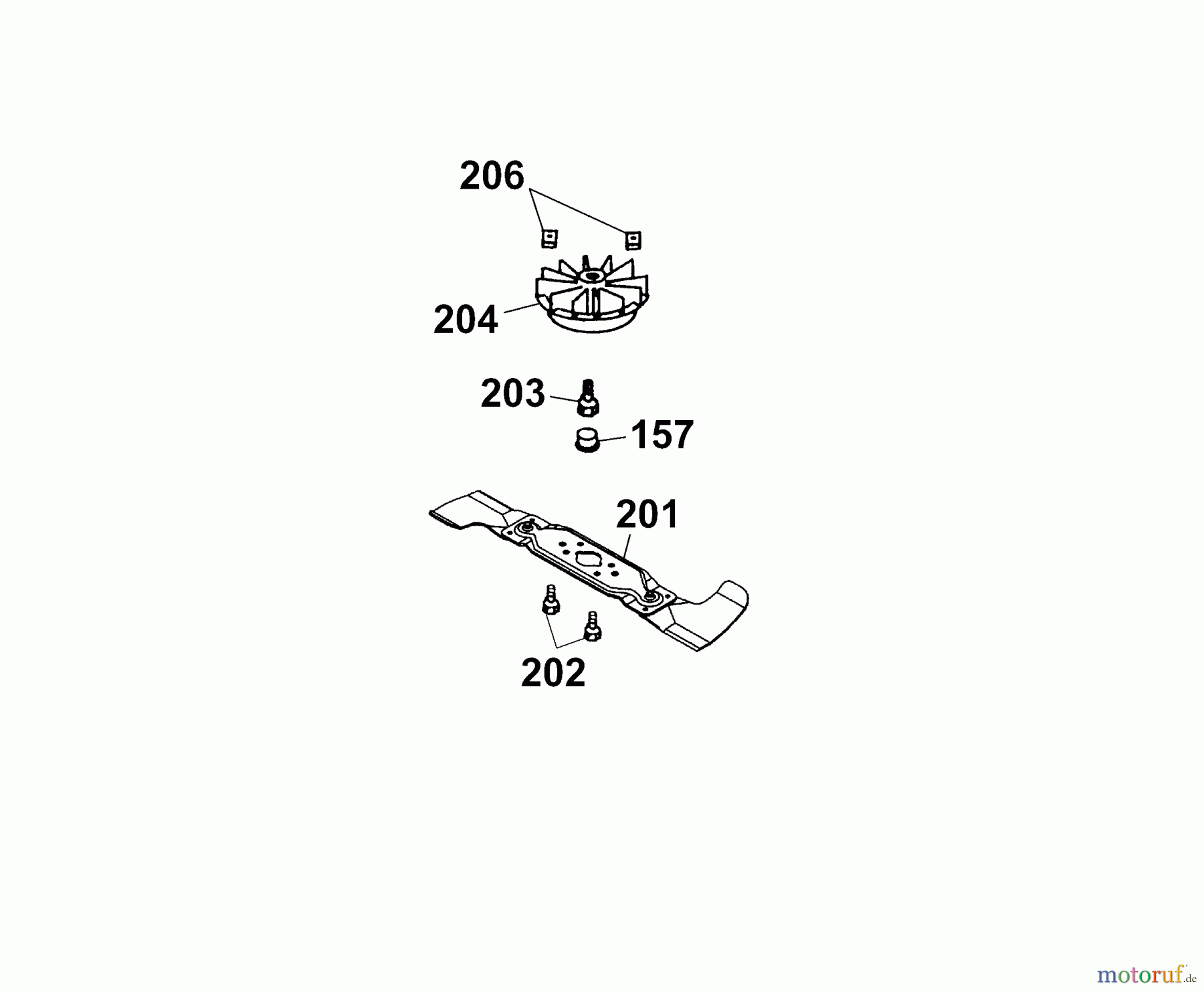  Wolf-Garten Electric mower Premio 40 EKF 4026003 Series D  (2004) Blade