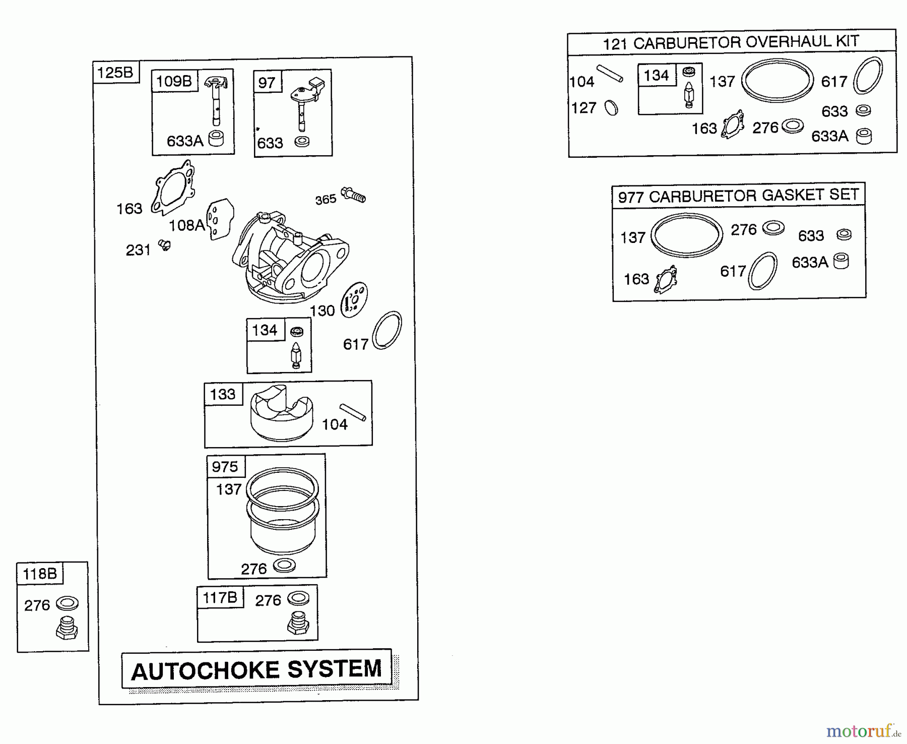  Wolf-Garten Petrol engines Briggs&Stratton Quantum 60675 2061000  (2008) Carburetor (Autochoke system)