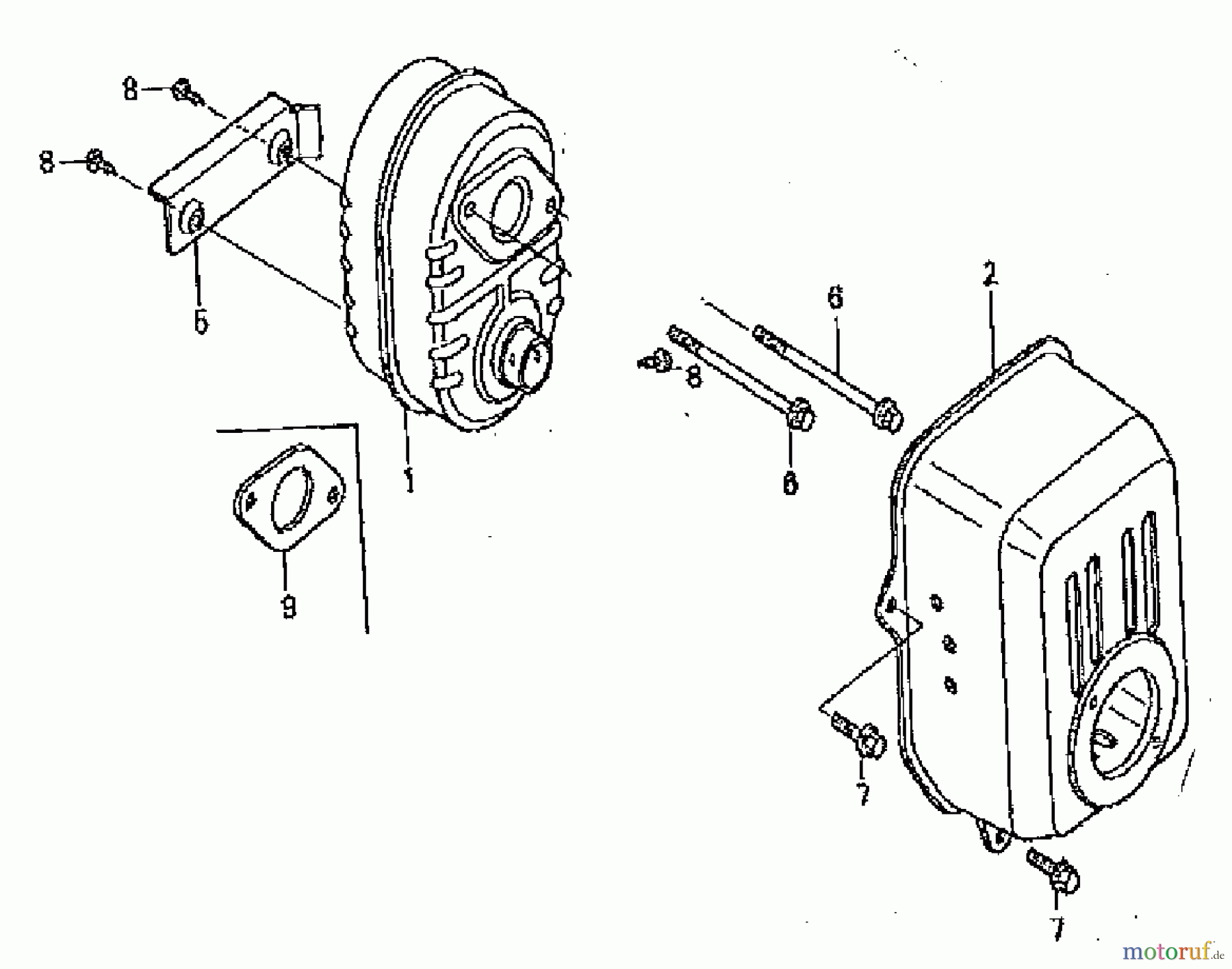  Wolf-Garten Petrol engines Honda GC 135 E 2092000  (2008) Muffler