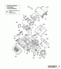 Wolf-Garten UV 32 EV 3632007 Series C (2005) Spareparts Electric motor, Belt