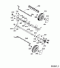 Wolf-Garten UV 32 EV 3632007 Series C (2005) Spareparts Rotor, Wheels