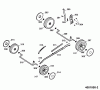 Wolf-Garten HBM 40 B 4001008 Series D (2006) Spareparts Height adjustment, Wheels