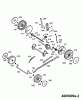 Wolf-Garten HB Campus 46 BA 4605009 Series A (2007) Spareparts Gearbox, Wheels, Cutting hight adjustment