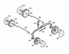 Wolf-Garten Compact plus 34 E 4904003 Series B (2006) Spareparts Height adjustment, Wheels