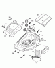 Wolf-Garten Compact plus 34 E 4904003 Series C (2007) Spareparts Deck housing