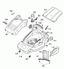 Wolf-Garten B plus 34 E 4904085 Series B (2008) Spareparts Deck housing