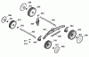 Wolf-Garten 2.32 E-1 4905002 Series A (2009) Spareparts Height adjustment, Wheels