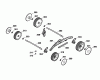 Wolf-Garten 2.32 E-1 4905003 Series A (2006) Spareparts Height adjustment, Wheels