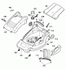 Wolf-Garten Compact plus 37 E 4907002 Series A (2009) Spareparts Deck housing