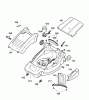 Wolf-Garten Compact plus 37 E 4907003 Series C, D (2007) Spareparts Deck housing