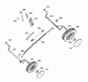 Wolf-Garten 2.38 E 4961080 Series E (2006) Spareparts Height adjustment, Wheels