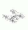 Wolf-Garten HE 40 4968007 Series A (2007) Spareparts Height adjustment, Wheels