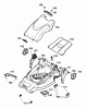 Wolf-Garten 2.40 XM 4968087 Series A (2008) Spareparts Deck housing