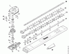Viking Heckenscheren Elektro HE 500, HE 550 Spareparts C - Getriebe, Schneidsystem