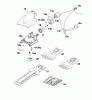 Wolf-Garten Accu 60 7085000 Series B-D (2005) Spareparts Rotating head, Charger, Blade