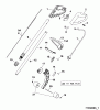 Wolf-Garten GT 845 7135000 Series B (2005) Spareparts Handle, Switch, Shaft