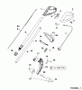 Wolf-Garten GT 845 7135000 Series C (2005) Spareparts Handle, Switch, Shaft