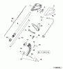 Wolf-Garten GT 845 7135003 Series B (2005) Spareparts Handle, Switch, Shaft