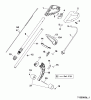 Wolf-Garten GT 845 7135005 Series B (2005) Spareparts Handle, Switch, Shaft