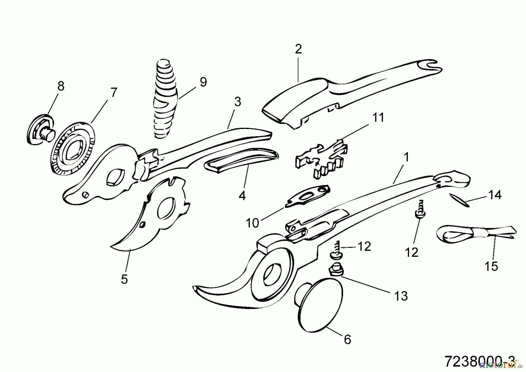  Wolf-Garten Secateurs RR 26 7238000  (1995) Basic machine