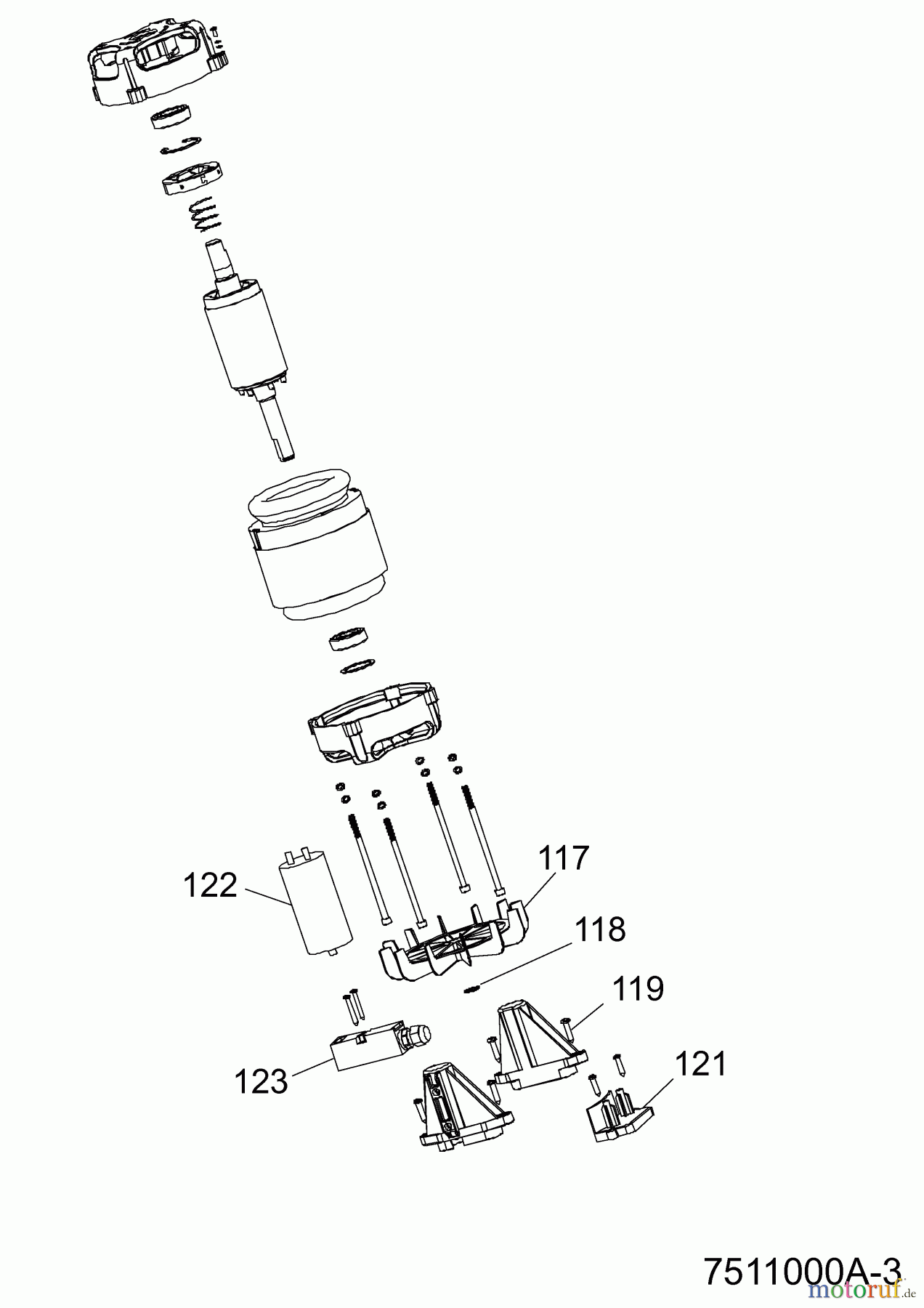  Wolf-Garten Chipper SDE 2100 7511000  (2007) Electric motor