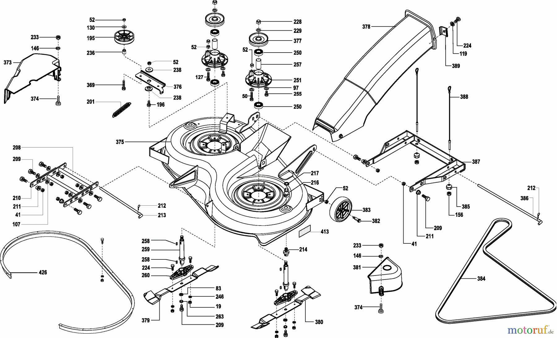  Dolmar Rasentraktoren TM-102.18 H2 TM-102.18 H2 (2002) 5  SCHNEIDWERKZEUG