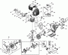 Dolmar Benzin 2-Takt MS-26 C Spareparts 3  Kurbelgehäuse, Zylinder, Schalldämpfer, Zündung