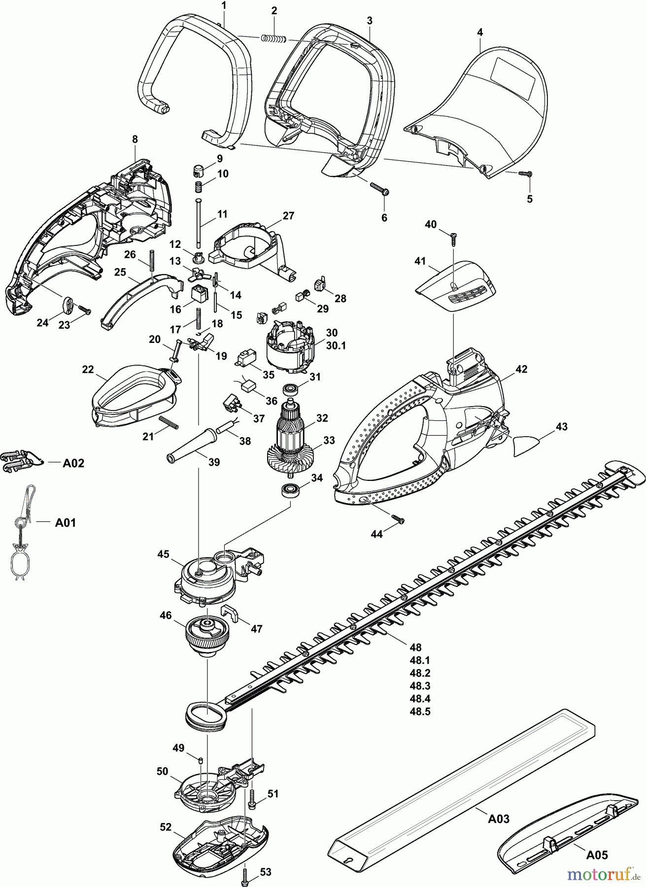  Dolmar Heckenscheren Elektro HT7510 3  3 HT-7510