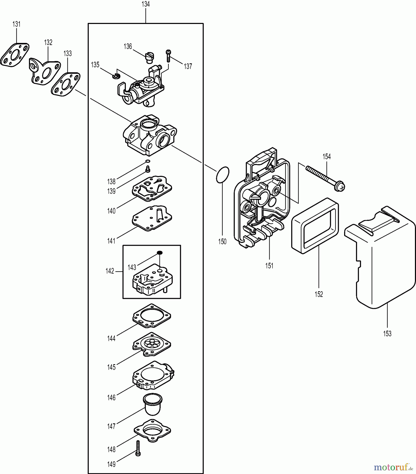  Dolmar Heckenscheren Benzin HT2249D 3  Vergaser, Luftfilter, Zubehör