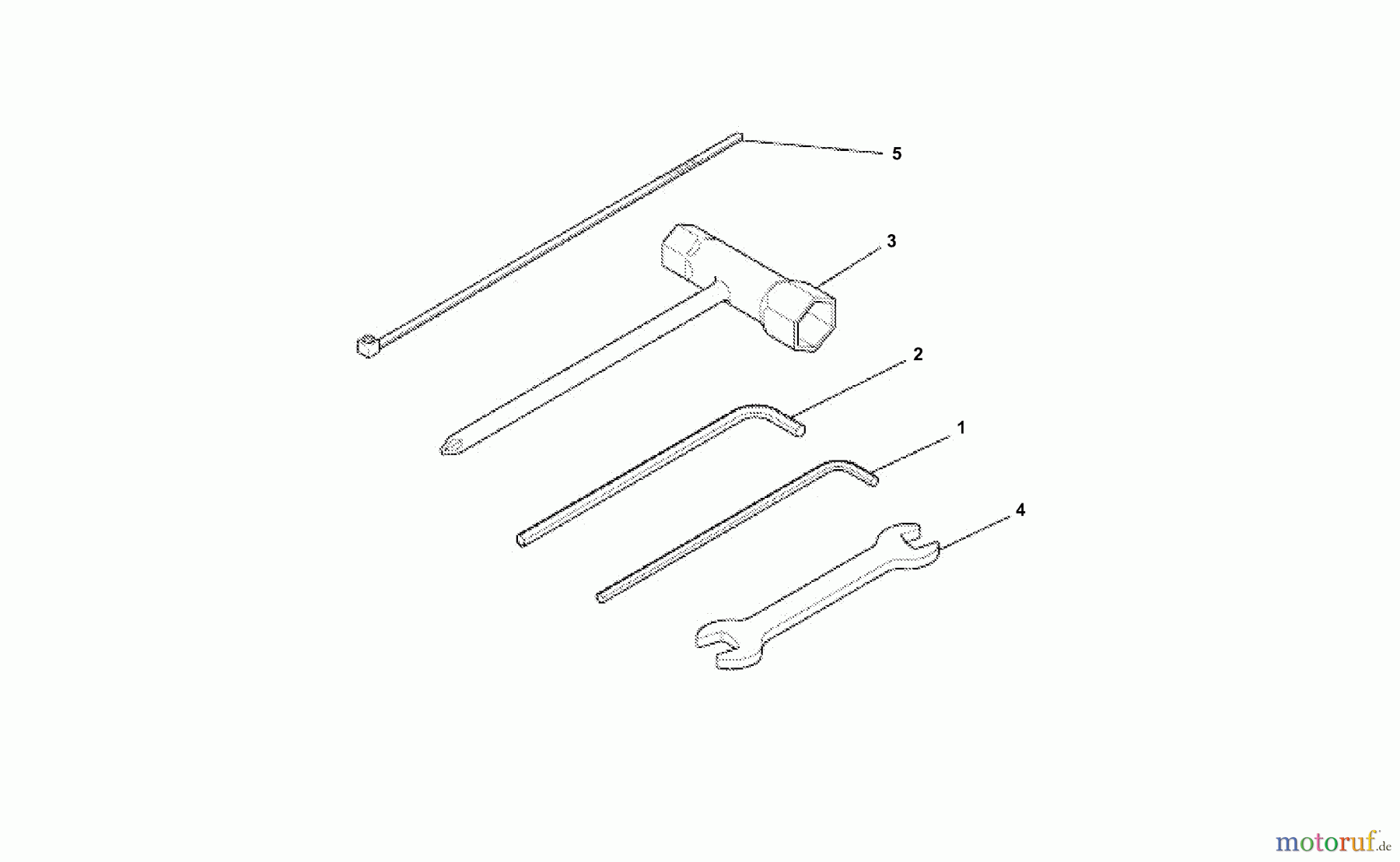  Dolmar Motorsensen & Trimmer Benzin 2-Takt MS-261 C (USA) 12  Werkzeug