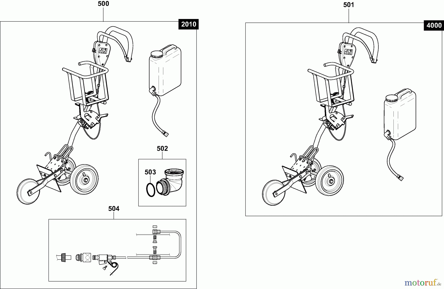  Dolmar Trennschleifer Zubehör PT-2010 1  Führungswagen