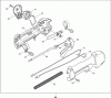 Dolmar Benzin 4-Takt LT2454 Spareparts 2  Bedienungshandgriff kpl.