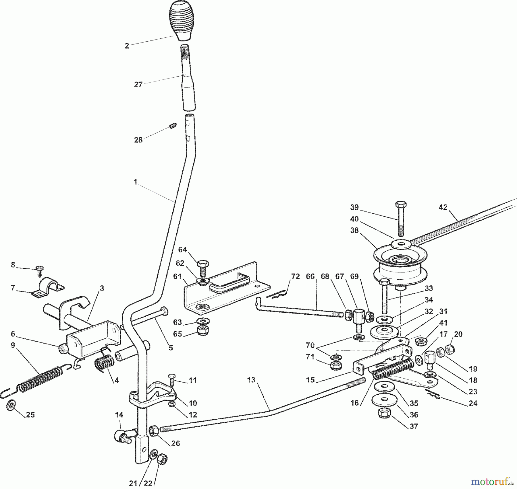  Dolmar Rasentraktoren RM7213H RM-72.13 H (2013-2014) 8  SCHNEIDWERKZEUG (1)