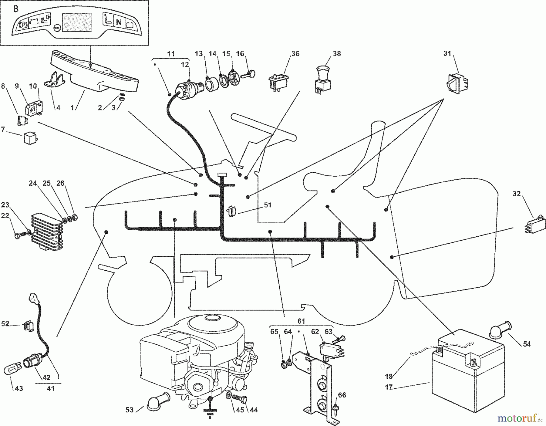  Dolmar Rasentraktoren TM-102.16 H2 TM-102.16 H2 (2013-2014) 11c  ELEKTRISCHE TEILE