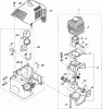 Dolmar Benzin 2-Takt MS341U Spareparts 1  Zylinder, Kurbeltrieb, Gehäuse