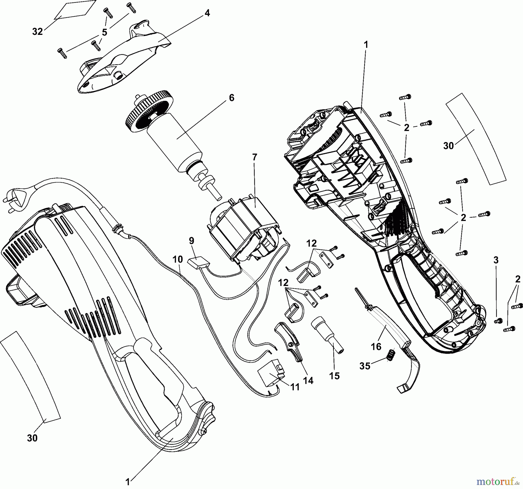  Dolmar Motorsensen & Trimmer Elektro ET-100 C (RU) 1  Motor