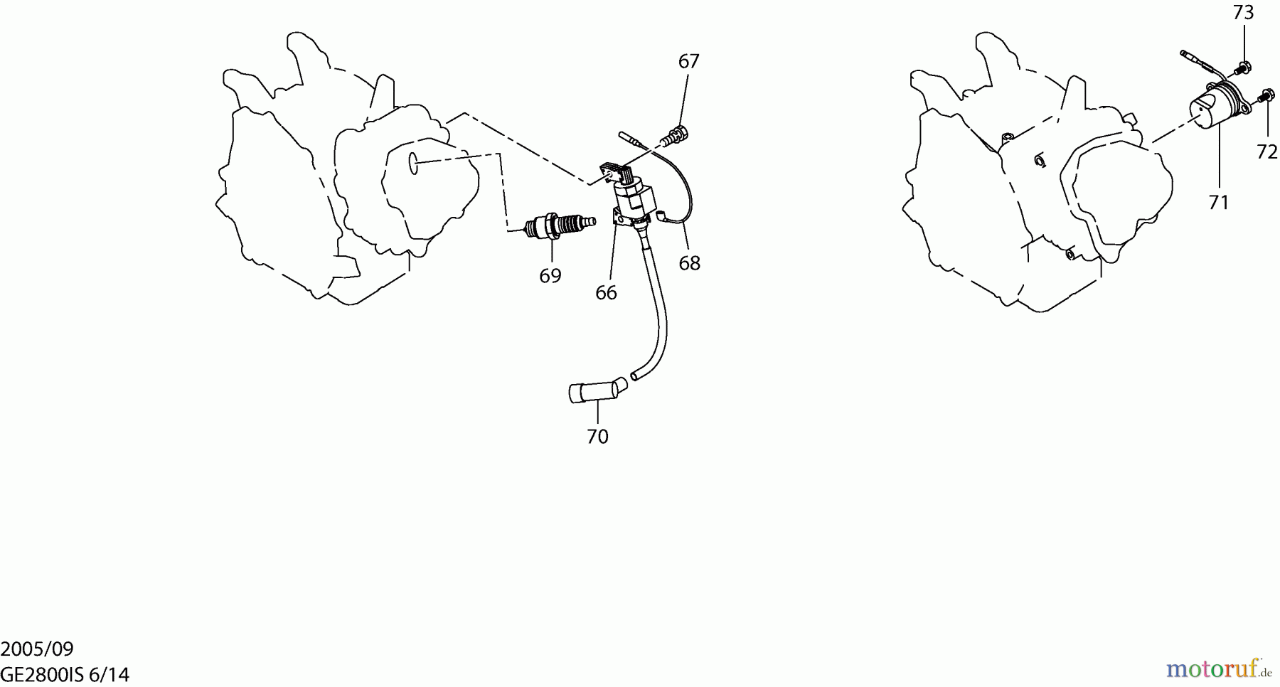  Dolmar Stromerzeuger GE-2800 IS 6  Zündung, Ölsensor