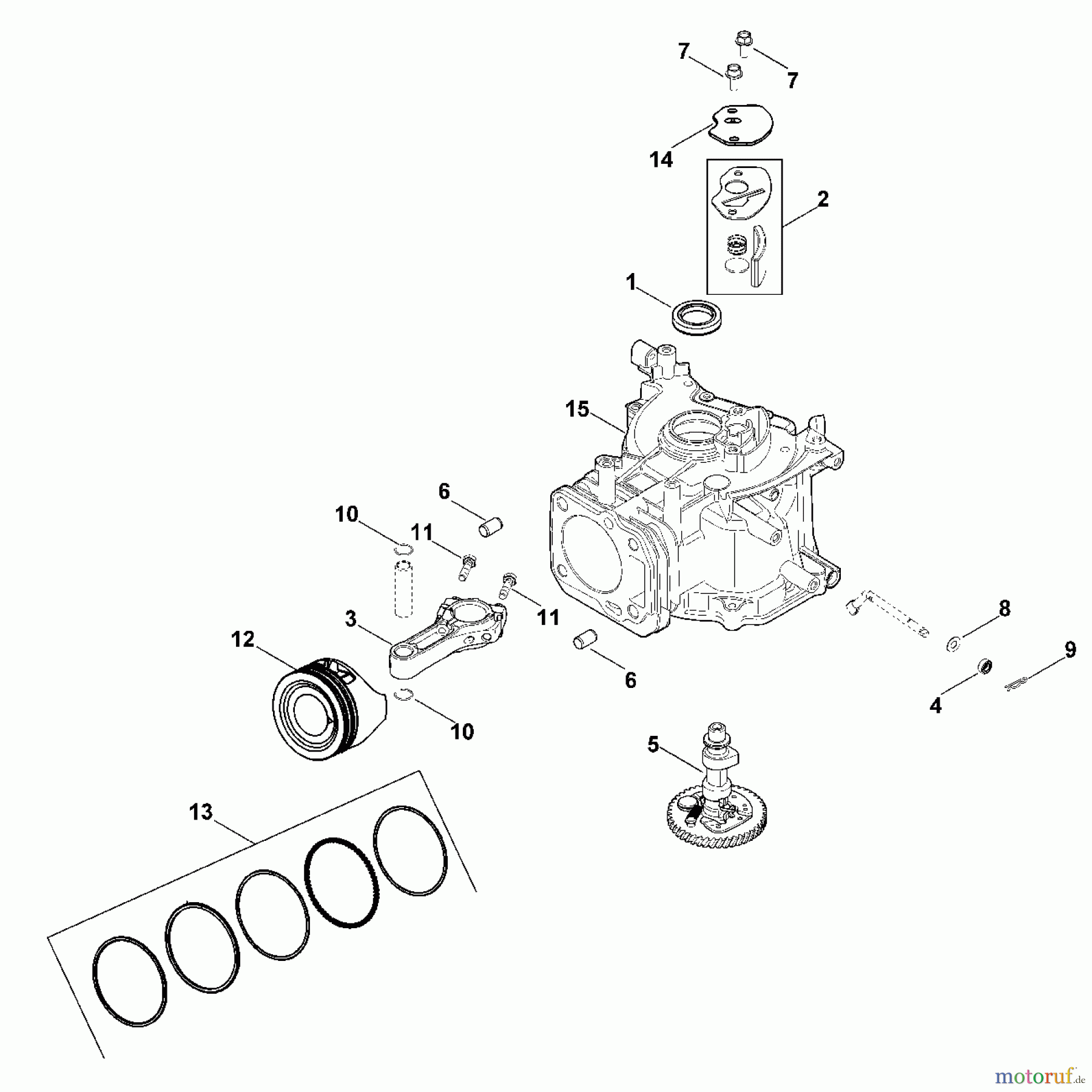  Viking Motoren KOHLER XT - 800  (XT800 - 0032) C - Nockenwelle