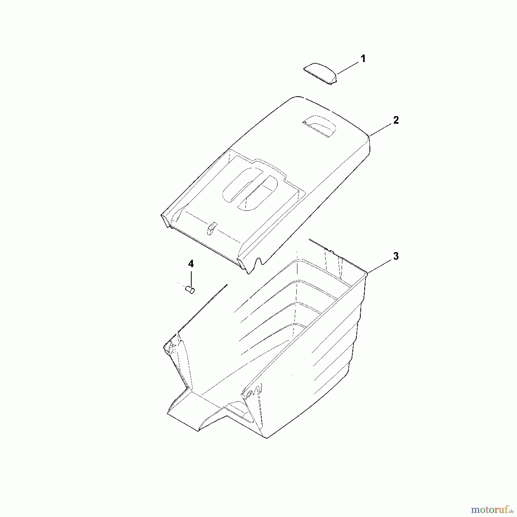  Viking Rasenmäher Benzinrasenmäher MB 655.0 KS J - Grasfangkorb