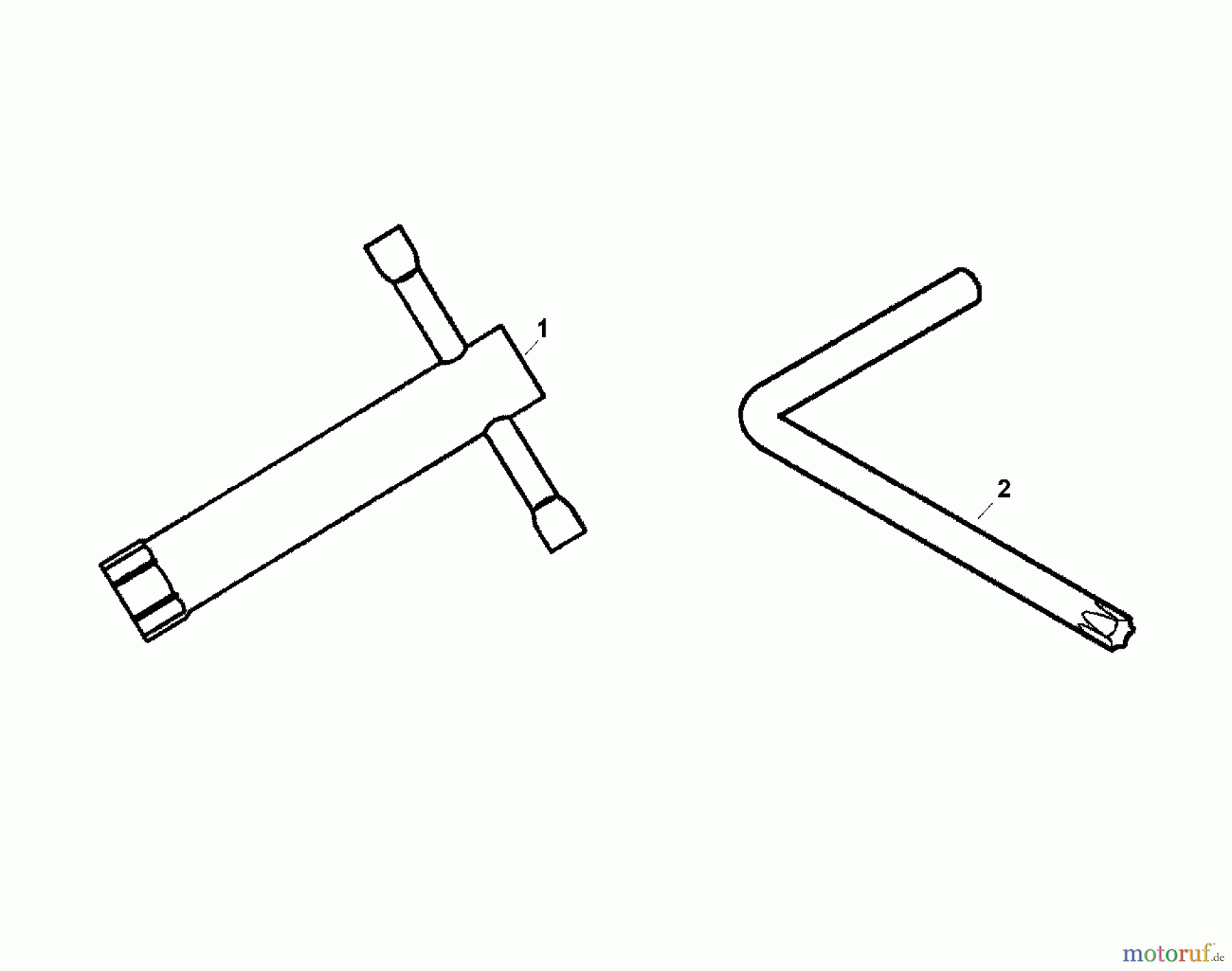  Viking Rasenmäher Benzinrasenmäher MB 400, MB 400X, MB 400M F - Werkzeuge