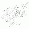 Viking Elektrorasenmäher ME 545.0 Spareparts C - Rahmen, Höhenverstellung