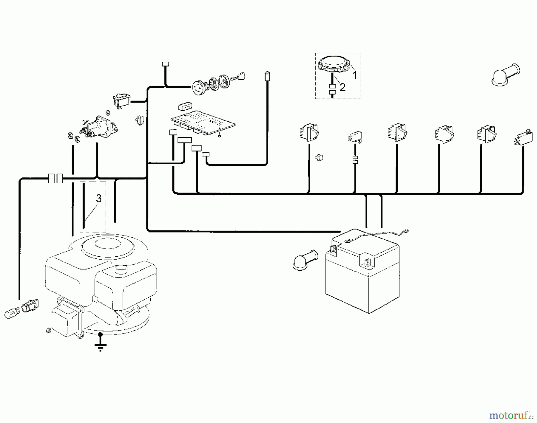  Viking Aufsitzmäher Aufsitzmäher MT 585 L1 - Elektrische Bauteile (f. ältere Bauart)