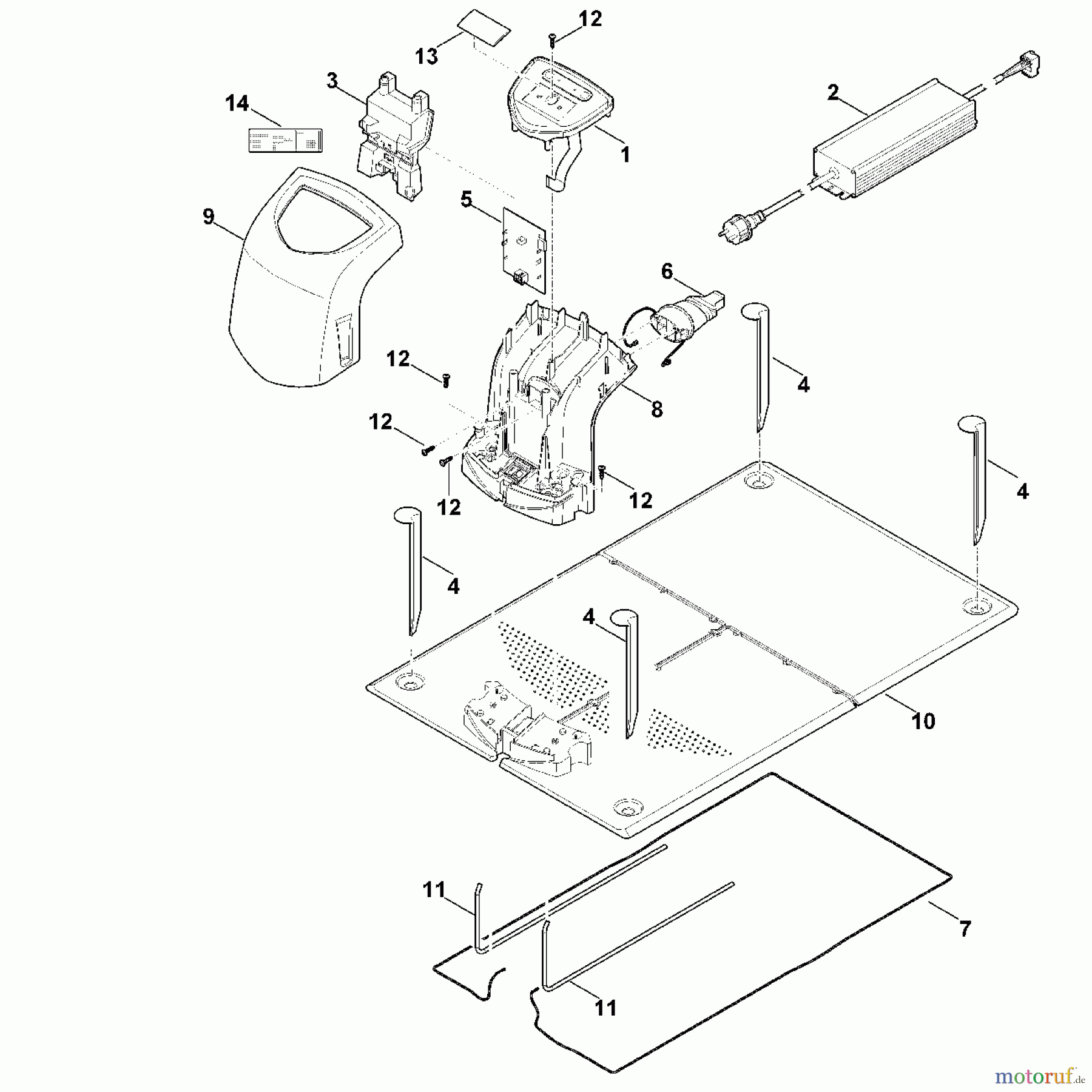  Viking Rasenmäher Akkurasenmäher MI 632.0 P F - Docking Station