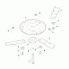 Viking Zubehör Rasenmäher ADC 600 Disk Cut MB 6 RH/RV Spareparts A - Disk Cut