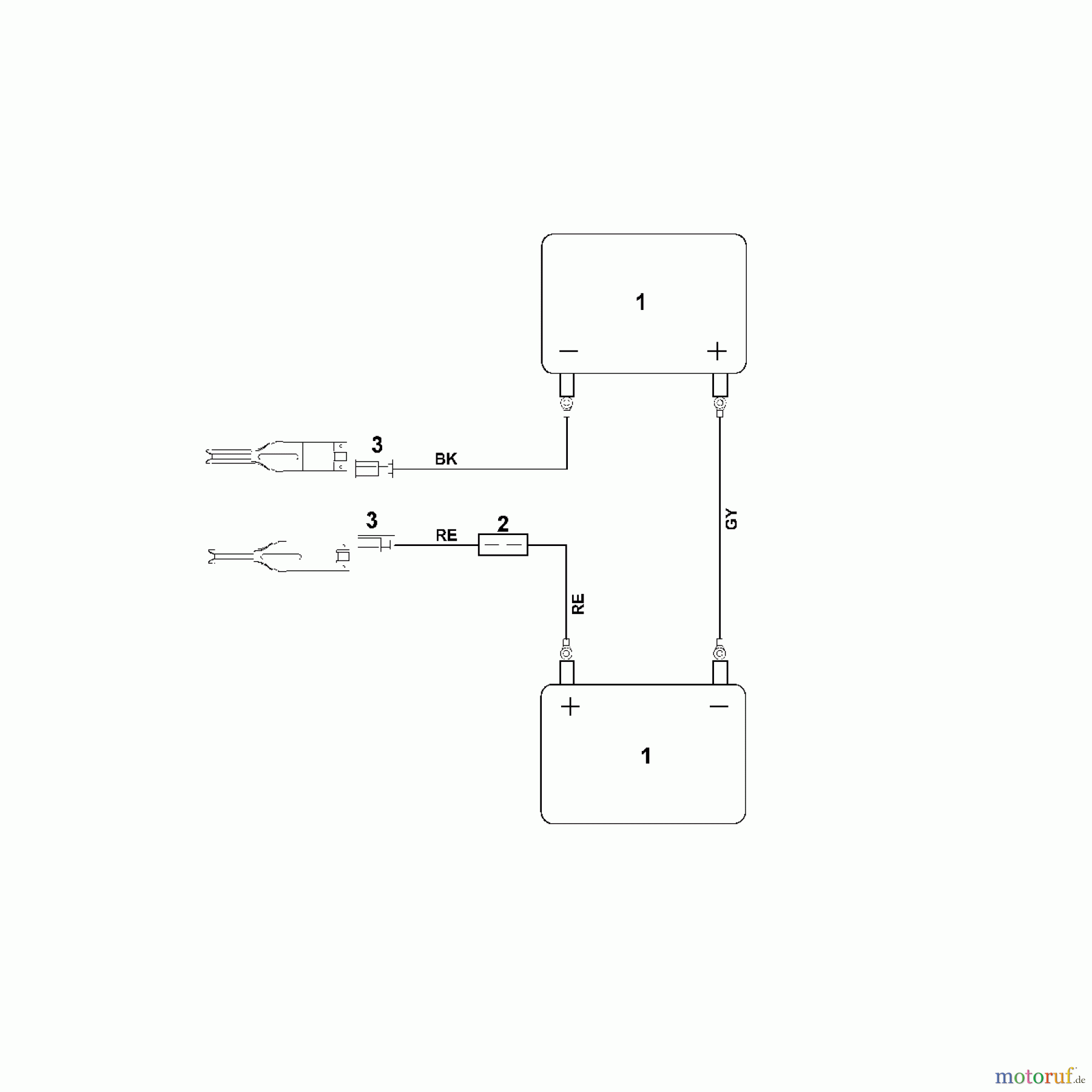  Viking Rasenmäher Zubehör Akku Rasenmäher AP  480 Akkupack MI 555 C B - Kontaktplan