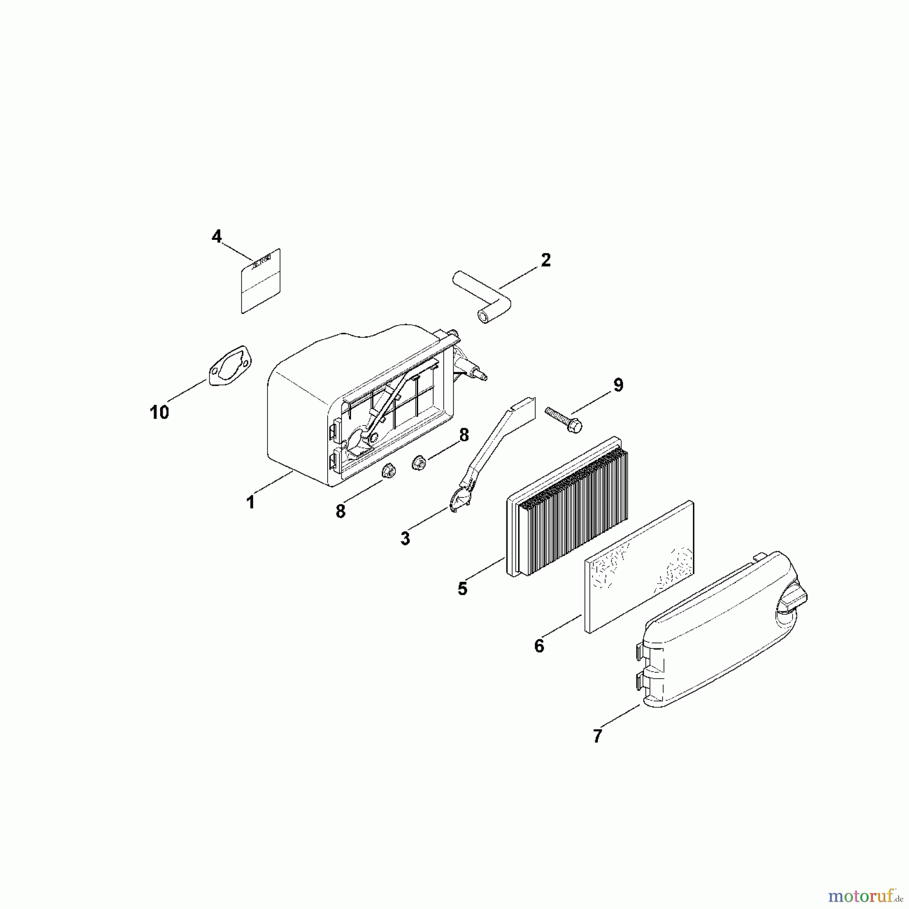  Viking Motoren KOHLER XT - 6 (XT 149 - 0213) B - Luftfilter